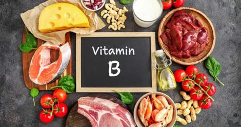 ویتامین‌های گروه B:  B12، B6  و بیوتین